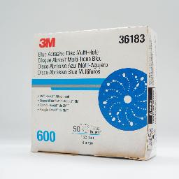 [5010027702783] กระดาษทรายกลม 3M 6*6รู #600 (แผ่น)