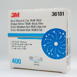 [5010027540293] กระดาษทรายกลม 3M 6*6รู #400 (แผ่น)
