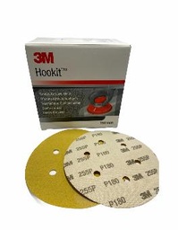 [SP25660125100] กระดาษทรายกลม 3M 6*6รู #100 (แผ่น)